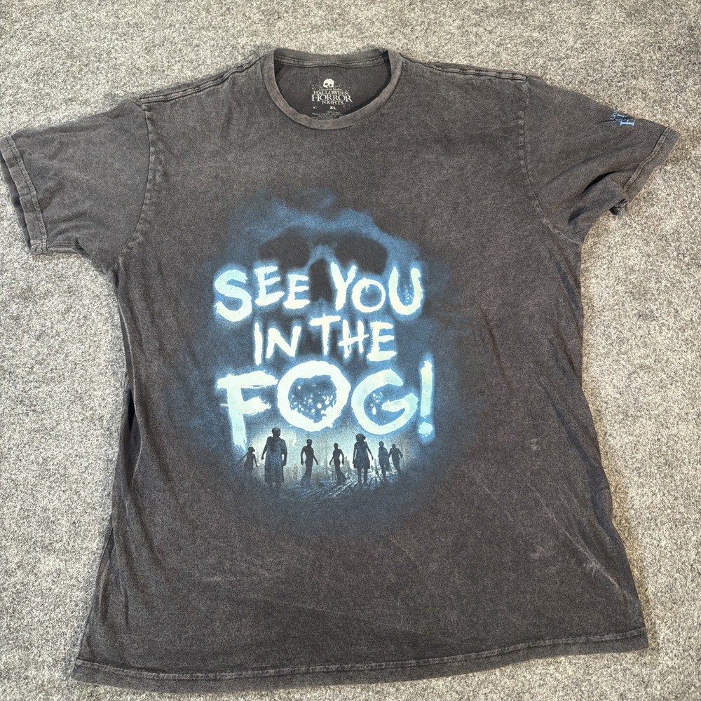 XL Universal Studios Halloween Horror Nights See You In The Fog Shirt 2023 Glows